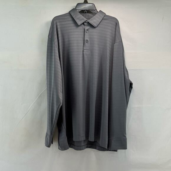Men’s gray XXL long sleeve Daniel Cremieux polo style shirt - Picture 1 of 7